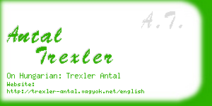 antal trexler business card